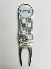 Pitchfix Golf Divot Tool Classic Silver