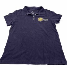 Lands  End Unisex Kids T Shirt Muchin College Prep Uniform Navy Blue, Size Small