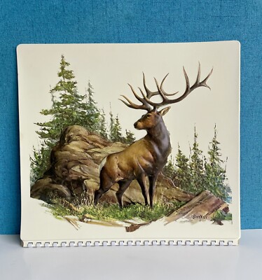 Vintage Fred Sweney Big Buck Deer Elk Formcraft Vacuum Form 3-D