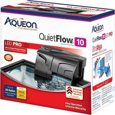 Aqueon QuietFlow 10 LED PRO Aquarium Fish Tan...