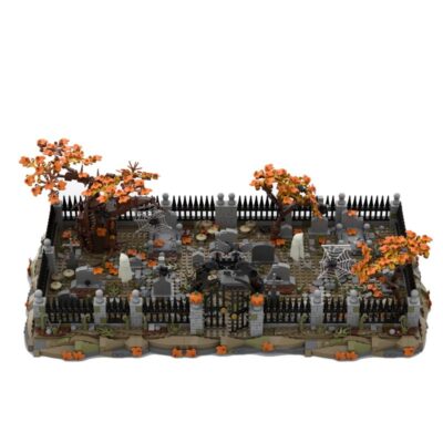 MOC-118177 Medieval Haunted Cemetery 2025 Pieces Good Quality and Brand New