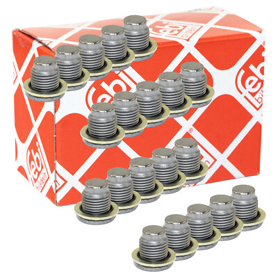 Ölablassschraube 20x FEBI 101250 für Opel Movano Vivaro Renault Kangoo Megane