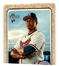 2017 TOPPS HERITAGE MAURICIO CABRERA RC ATLANTA BRAVES #556