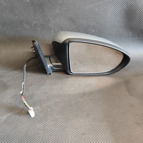 2007 NISSAN QASHQAI J10 PASSENGER LEFT SIDE WING MIRROR SILVER 026202