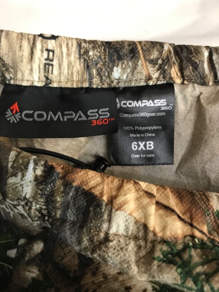 compass 360 gear realtree advantage tek rain pants mens 6XB - Image 4 of 4