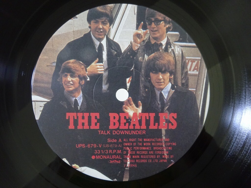 LP/GF Beatles Talk Downunder (And All Over) UPS679V OVERSEAS Japan Vinyl プロモ /00660 LP/GF Beatles Talk Downunder (And All Over) UPS679V OVERSEAS