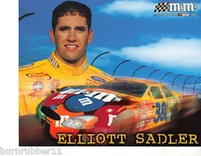 2003 ELLIOTT SADLER "M & M'S" #38 NASCAR SPRINT CUP SERIES POSTCARD  