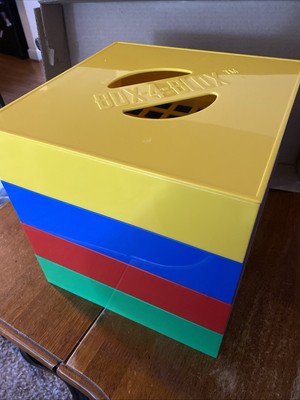 BOX-4-BLOX LEGO Storage Sorter 10'' Cube 4 Levels 10x10 4 Sorting Trays Complete