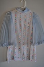 Vintage Dress Girls Short Unbranded Lace Read for Measurements