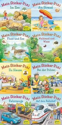 Pixi-Serie Nr. 234. Pixis neue Stick*r-Bücher (8x8 Exemplare) | Taschenbuch