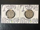 🇺🇸 1913 p T1 & T2 Type 1 & 2 Buffalo Nickel Lot 🦬 Raised Mound & Modified