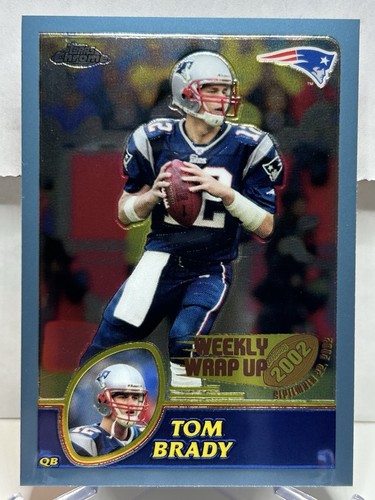 Tom Brady - 2003 Topps Chrome Weekly Wrap Up #148🔥Patriots🔥
