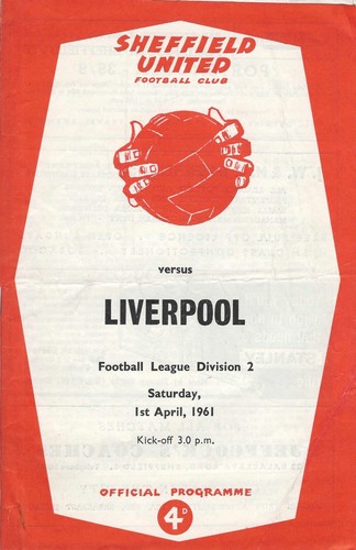 SHEFFIELD UNITED HOME PROGRAMMES 1960- 61 ~ YOU CHOOSE WHICH ONES YOU WANT - Picture 14 of 14