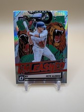 2021 Donruss Optic Pete Alonso Unleashed Holo #UNL4 Pete Alonso Mets Orioles (1)