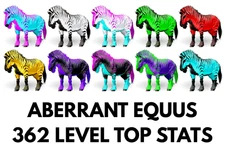 Aberrant Equus 362 LEVEL TOP STATS Clone Ark Survival Ascended Official PVE