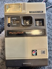 Kodak Partyflash Instant Camera Vintage Electronic Flash Polaroid Made in USA