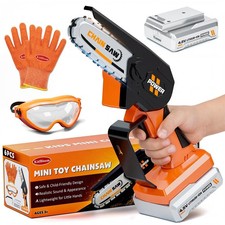 Kids Tool Set, Mini Toy Chainsaw with Sound, Kids Gardening Set  Yard Tools,...