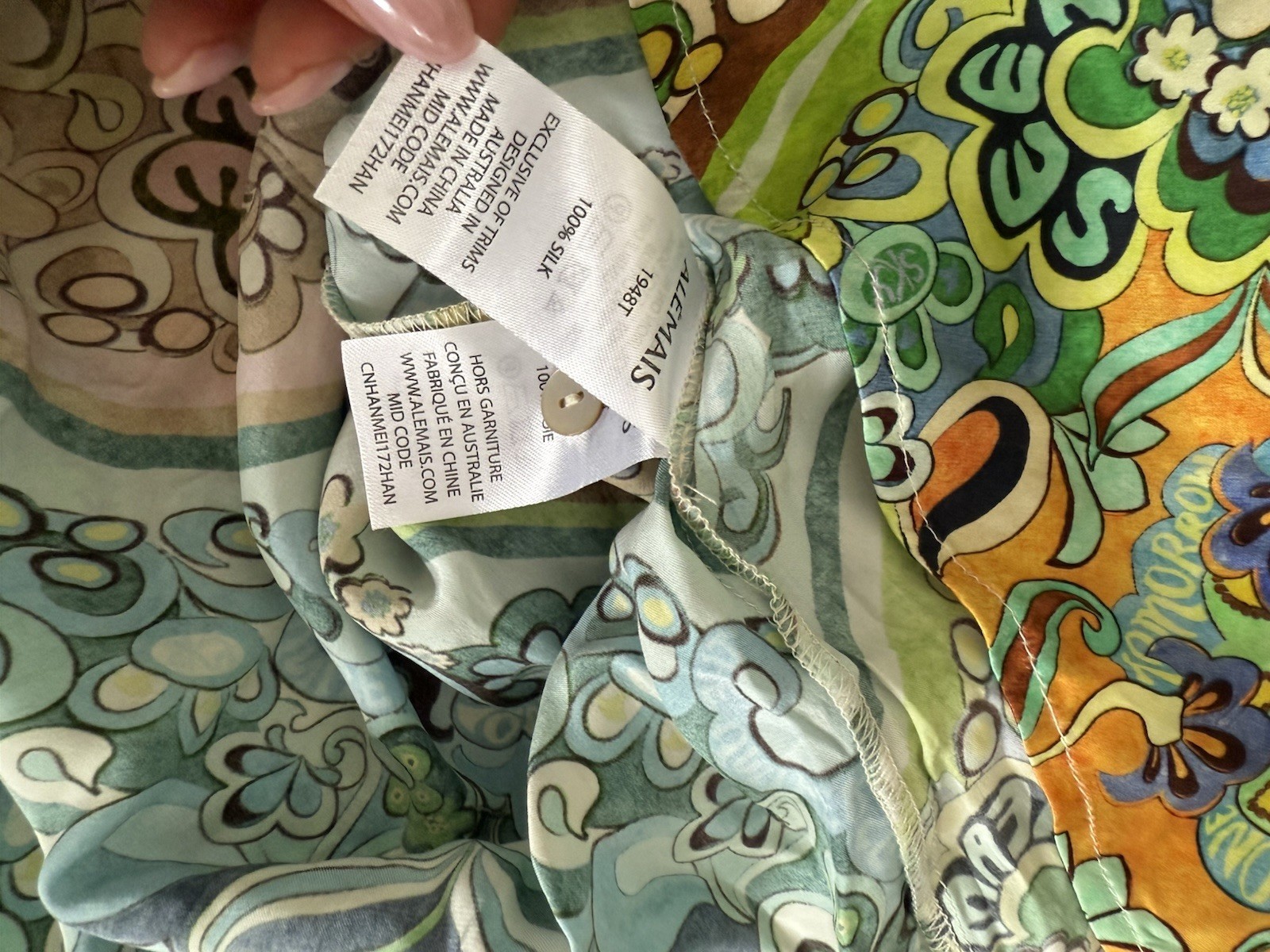 Alemais Dreamer Blouse And Pant Set Size 14 AU / 10 US Silk image 8