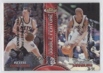 1999 Finest Double Feature Refractor Right Keith Van Horn Stephon Marbury 0qr0