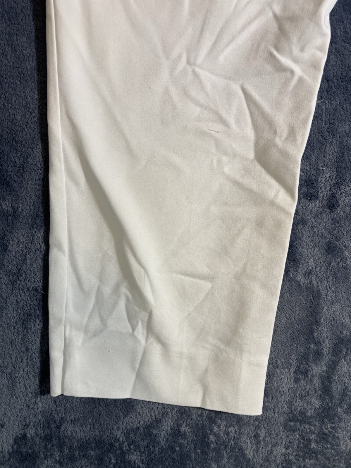 Chaps Capri Flat Front Solid White Zipper Pants C… - image 16