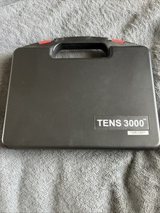 TENS 3000 TENS Unit 2-Channel with Electrodes, Cables, Carrying Case & Manual