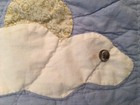 Vintage Quilt Wall Lap Covered Bridge Psalms Scripture 48” X 56” Hand Quilted — photo 3
