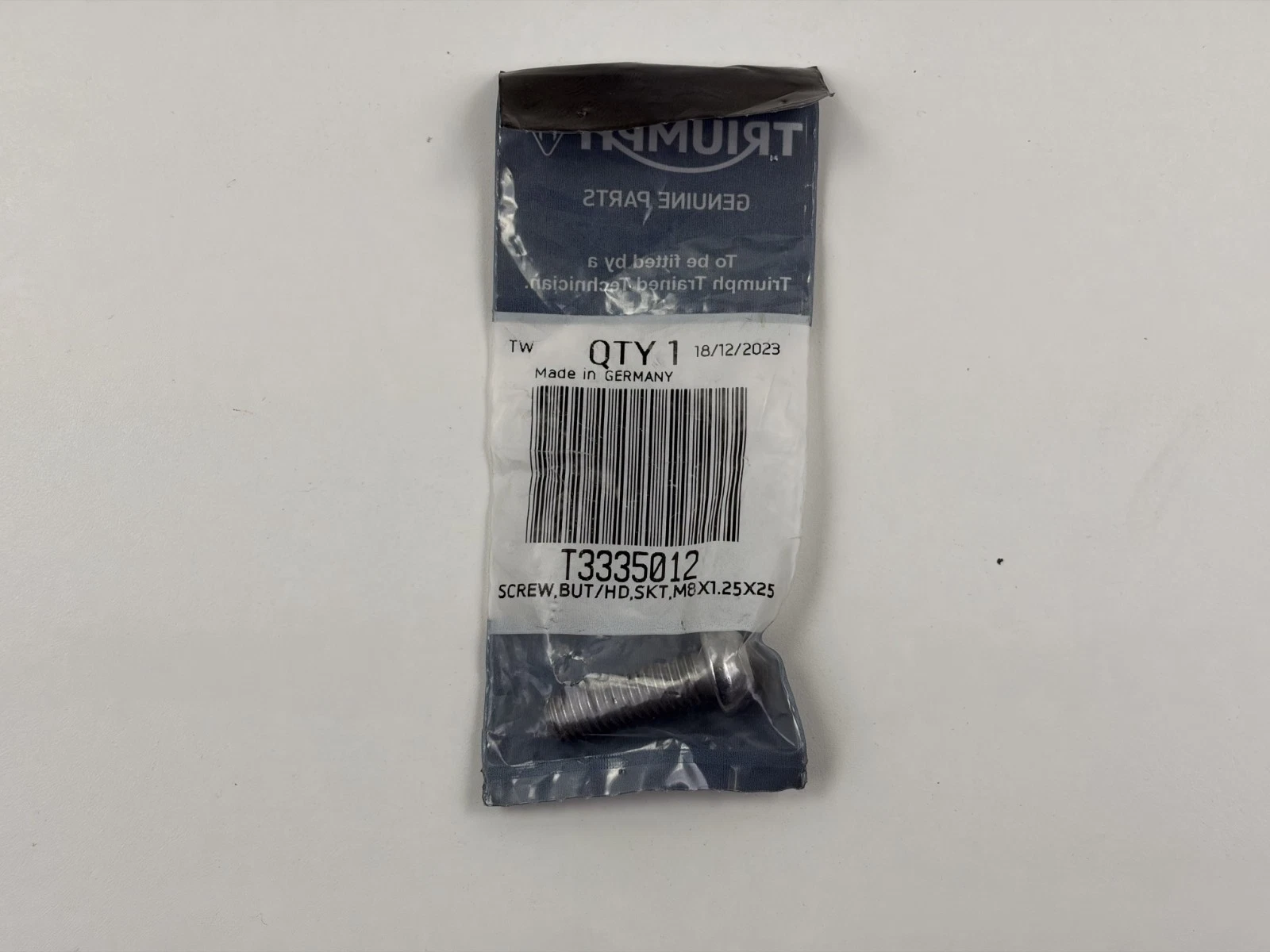 T3335012 | Triumph | Bolt M8x1.25x25