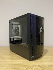 Cooler Master Masterbox MB320L Mid Tower Case Black with Red RGB Cooling Fans