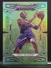 2022-23 Panini Obsidian - Tracy McGrady #137 Electric Etch Green Flood /25