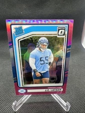2024 Panini Donruss- Rated Rookie JC Latham Pink Optic Prizm (RC)