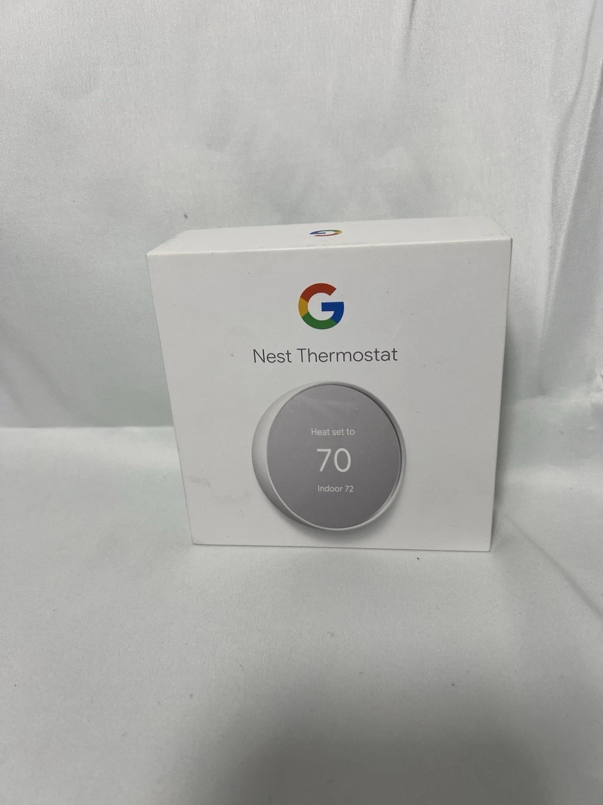Google Nest Smart Thermostat, Snow - GA01334-US