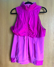 Lululemon Women s Full Zip Mesh Racerback Tan...