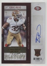 2013 Contenders Short Print Rookies Playoff Ticket 73/99 Eric Reid #139 Auto 0o9