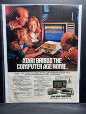 1981 Vintage Ads, Printed Ad, Atari Home Computer,400,800 1260