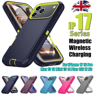 ShockProof Strong Armor Handyhülle für iPhone 17 16 15 14 13 12 11 Pro Max