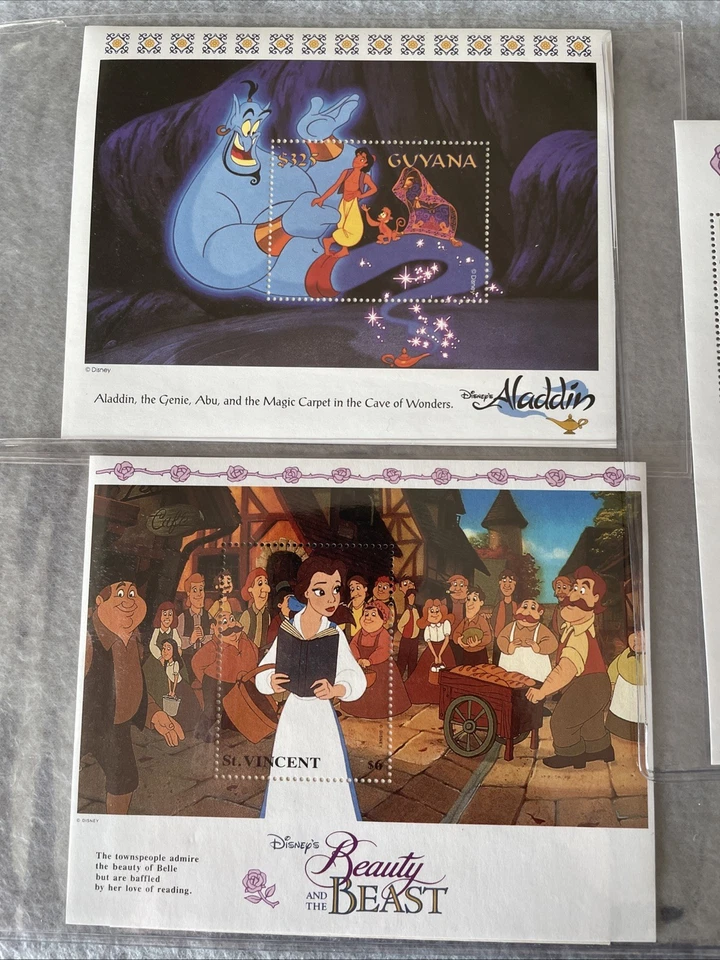 SELOS DE BELEZA E A FERA DE SÃO VINCENT DISNEY 11 unidades FILME ANIMADO LUMIERE - Imagem 3 de 4