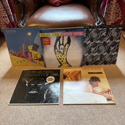 THE ROLLING STONES LP BUNDLE Voodoo Lounge 30th/Steel/Still Life +2 Jagger Vinyl