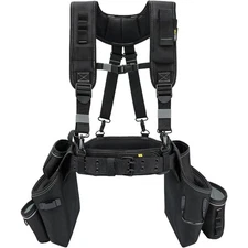 Professional Tool Belt with Suspenders Carpenter Tool Belt Combo Organizer Tools
