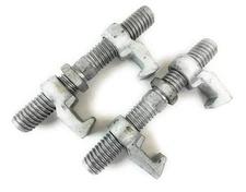 2 Clamps - Shipping Container Bridge Fitting - 280 MM - Galvanized Screw Clamp t