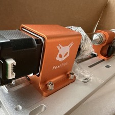 FoxAlien 4th Axis Rotary Module CNC Router 4-Jaw Chuck NEMA17