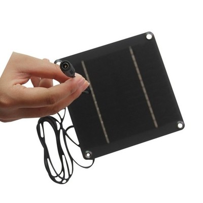 12V Solar Panel 1.5 Meter Cable 4W Output 5521 Female DC Interface