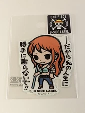 One Piece B-Side Label Sticker Nami Waterproof US SELLER
