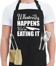 Funny Grilling Apron for Men - BBQ & Cooking Apron
