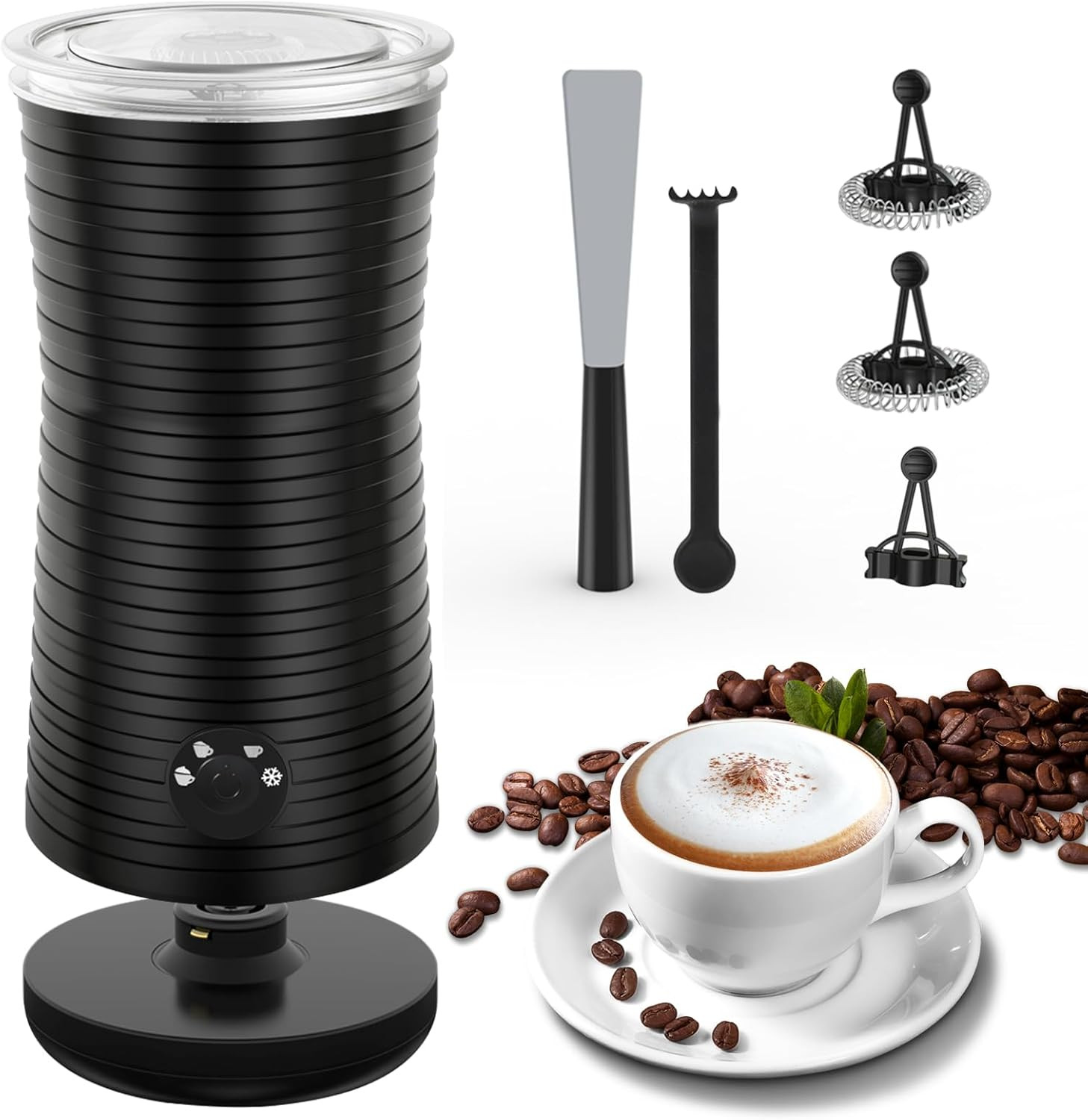 Schiumatore Latte Libe 4 in 1: Design Elegante e Schiuma Perfetta