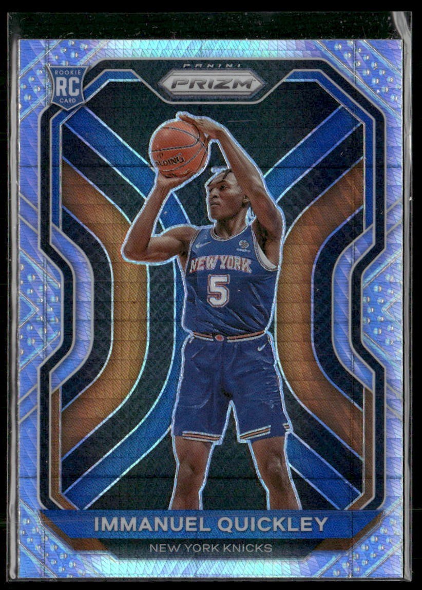 2020-21 Panini Prizm #296 Immanuel Quickley Hyper Prizm