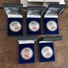 Boxed Colorized 1999 American Silver Eagle Lot of 5 🇺🇸