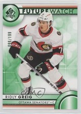 2023-24 SP Authentic Future Watch Green Limited 96/199 Ridly Greig #102 dk8