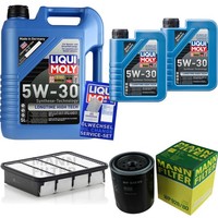 Mann Inspektionspaket 7L Liqui Moly Longtime 5W-30 FüR Ford Ranger 2.5 TD 4X4