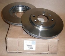 Peugeot Citroen Front Brake Discs 2x Discs 4249 96 Genuine OEM