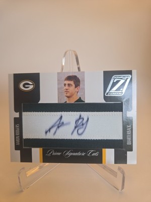 2005 Donruss Zenith Prime Signature Cuts Aaron Rodgers #PSC-180/99 (AU, MEM, RC)